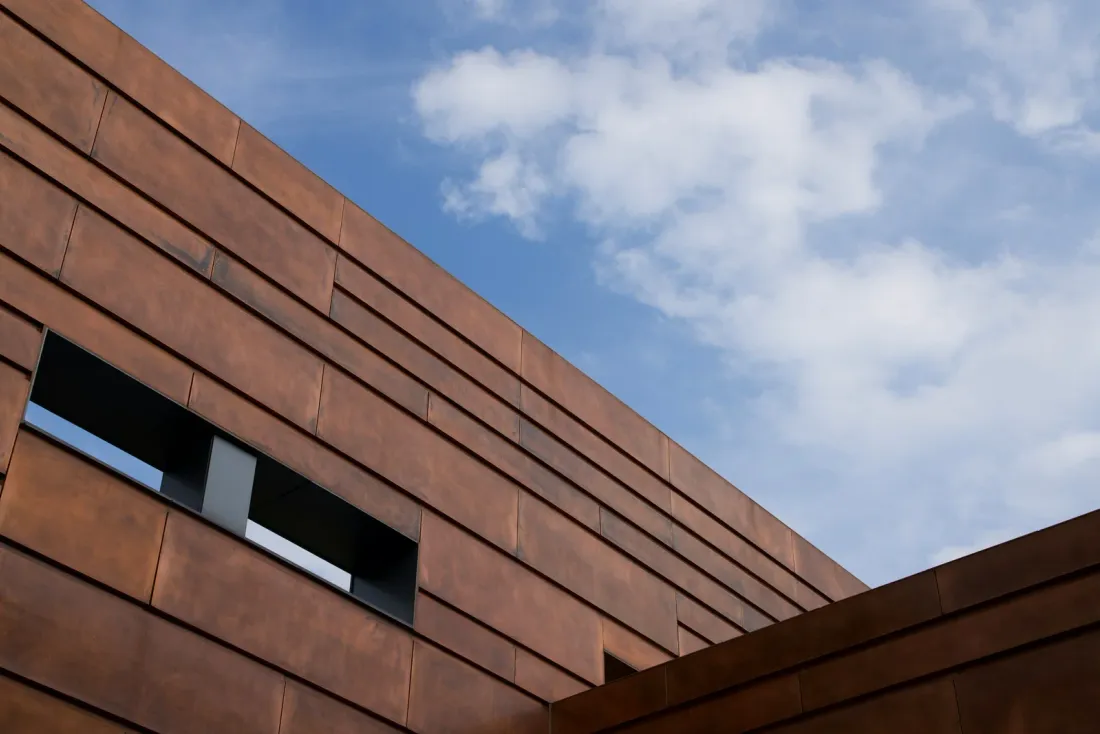 COR-TEN steel architectural facade